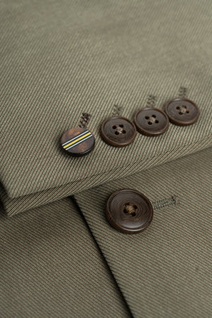 Donatella - Men's Sage Green 3 Piece Tailored Fit Suit