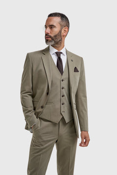 Donatella - Men's Sage Green Tailored Fit Blazer