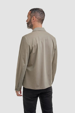 Donatella – Herren-Overshirt in Salbeigrün