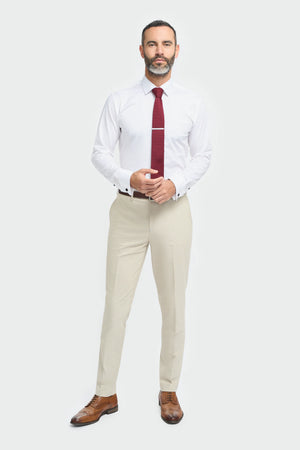 Hampton - Men's Beige 3 Piece Suit