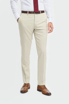 Hampton - Men's Beige Trousers