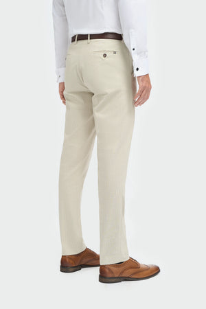 Hampton - Men's Beige Trousers
