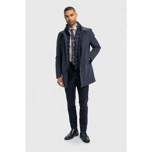 Heston - Men's Lightweight Casual Padded Overcoat-TruClothing