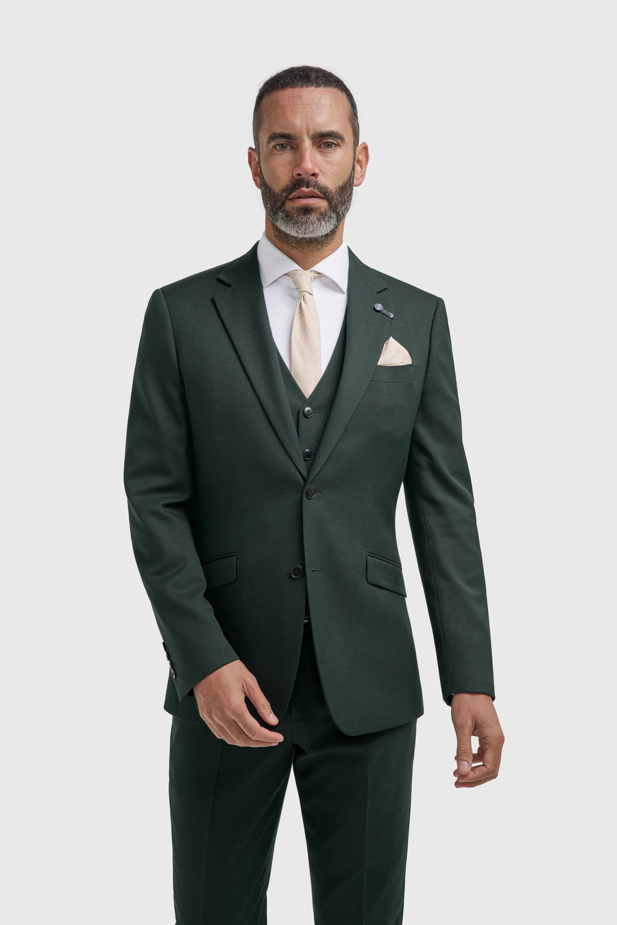 Malibu - Men's Forest Green 3 Piece Suit