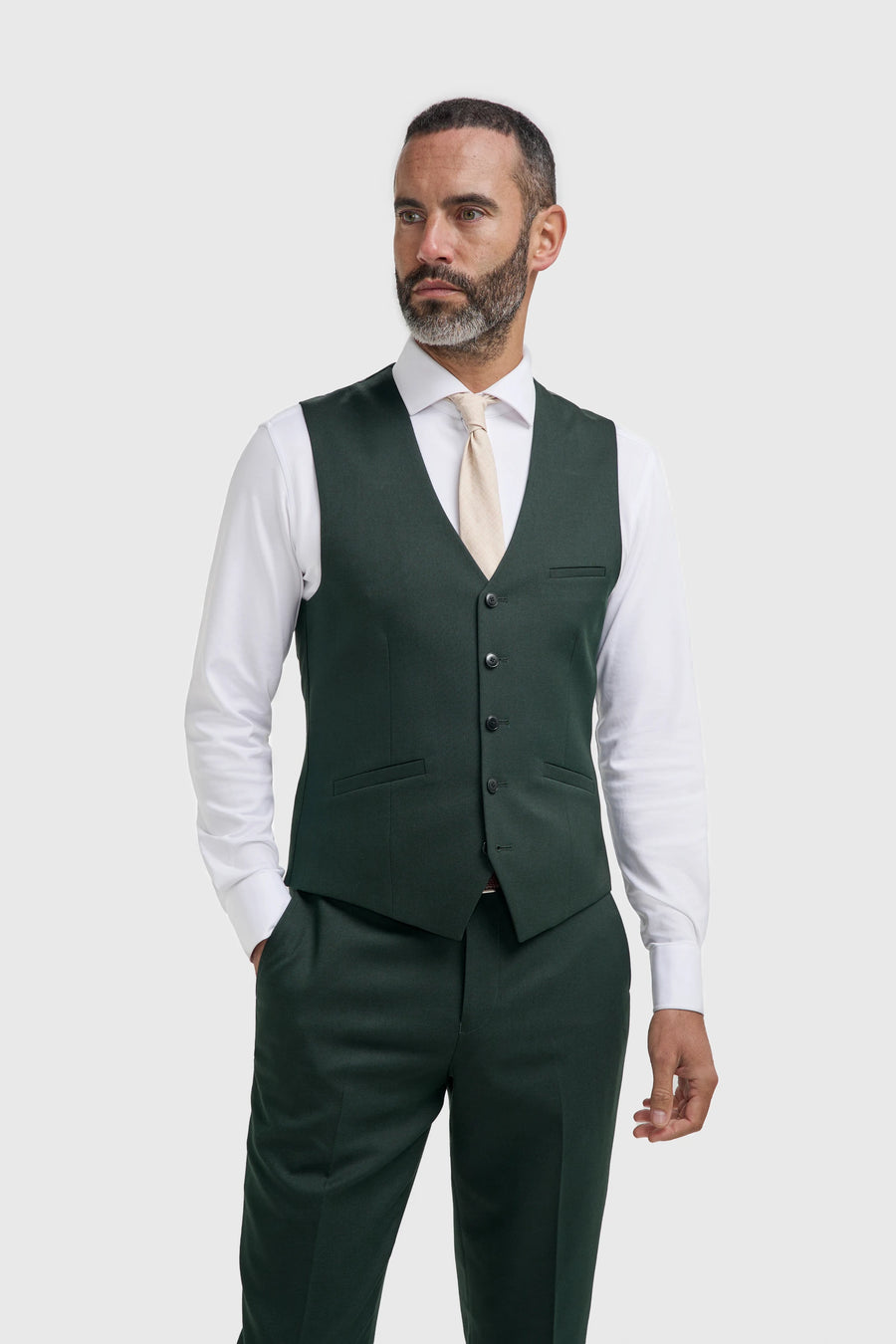 Malibu - Men's Forest Green Waistcoat