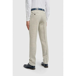 Thomas - Men’s Grey 3 Piece Wool Blend Tweed Suit-TruClothing