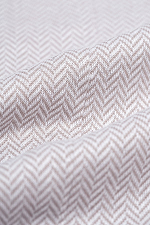 Vasco - Men's Beige 2 Piece Herringbone Suit