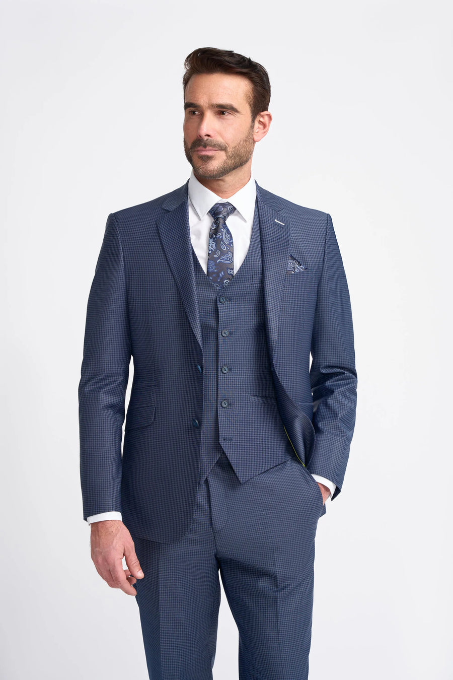 34" Jacket 28" Trousers, 36" Jacket 30" Trousers, 38" Jacket 32" Trousers, 40" Jacket 34" Trousers, 42" Jacket 36" Trousers, 44" Jacket 38" Trousers, 46" Jacket 40" Trousers, 48" Jacket 42" Trousers, 50" Jacket 40" Trousers, 50" Jacket 42" Trousers, 50" Jacket 44" Trousers, 52" Jacket 42" Trousers, 52" Jacket 44" Trousers, 52" Jacket 46" Trousers, 54" Jacket 44" Trousers, 54" Jacket 46" Trousers