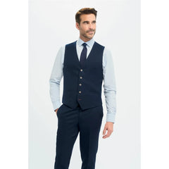 Tropez - Chaleco de Hombre en Color Marino