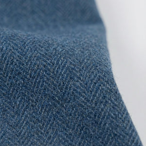 IMW-01 - Women's Blue Tweed Herringbone Blazer Waistcoat-TruClothing
