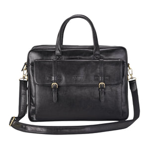 Belmont - Vintage Genuine Leather Laptop Bag Briefcase-TruClothing