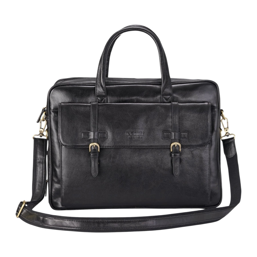 Belmont - Vintage Genuine Leather Laptop Bag Briefcase-TruClothing