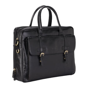 Belmont - Vintage Genuine Leather Laptop Bag Briefcase-TruClothing