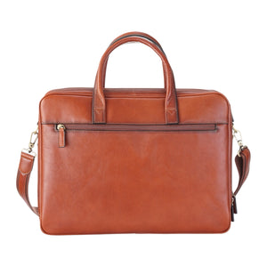 Belmont - Vintage Genuine Leather Laptop Bag Briefcase-TruClothing