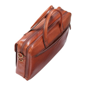 Belmont - Vintage Genuine Leather Laptop Bag Briefcase-TruClothing