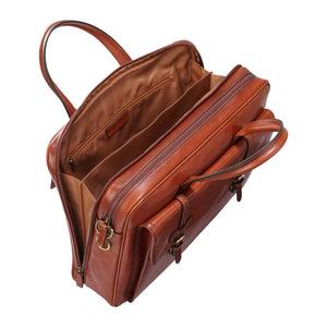 Belmont - Vintage Genuine Leather Laptop Bag Briefcase-TruClothing