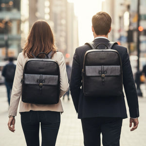 Cove - Genuine Leather Laptop Backpack-TruClothing