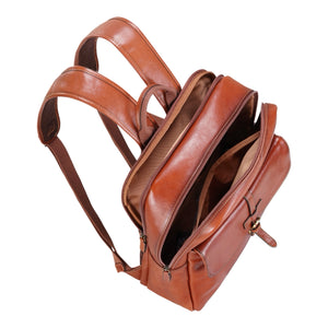 Cove - Genuine Leather Laptop Backpack-TruClothing