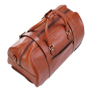 Holt - Genuine Leather Wheeled Duffle Bag-TruClothing