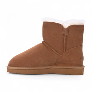 Alpine - Women's Sheepskin Suede Winter Slip-On Boots-TruClothing