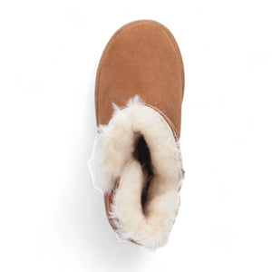 Alpine - Women's Sheepskin Suede Winter Slip-On Boots-TruClothing