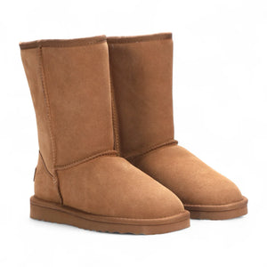 Dusk - Women's Sheepskin Suede Winter Boots-TruClothing