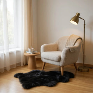 Genuine Sheepskin Real Natural Wool Area Rug-TruClothing