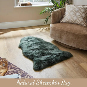 Genuine Sheepskin Real Natural Wool Area Rug-TruClothing