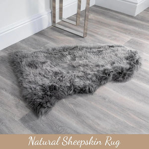 Genuine Sheepskin Real Natural Wool Area Rug-TruClothing