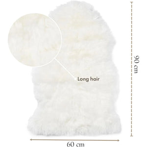 Genuine Sheepskin Real Natural Wool Area Rug-TruClothing