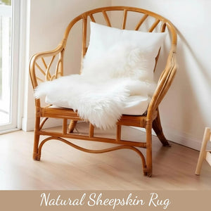 Genuine Sheepskin Real Natural Wool Area Rug-TruClothing