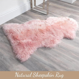 Genuine Sheepskin Real Natural Wool Area Rug-TruClothing