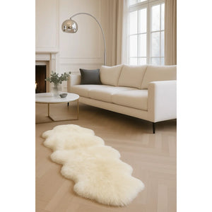 Genuine Sheepskin Real Natural Wool Double Area Rug-TruClothing