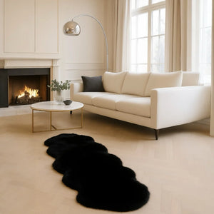 Genuine Sheepskin Real Natural Wool Double Area Rug-TruClothing
