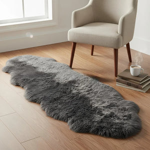 Genuine Sheepskin Real Natural Wool Double Area Rug-TruClothing
