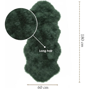 Genuine Sheepskin Real Natural Wool Double Area Rug-TruClothing