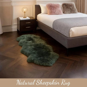 Genuine Sheepskin Real Natural Wool Double Area Rug-TruClothing