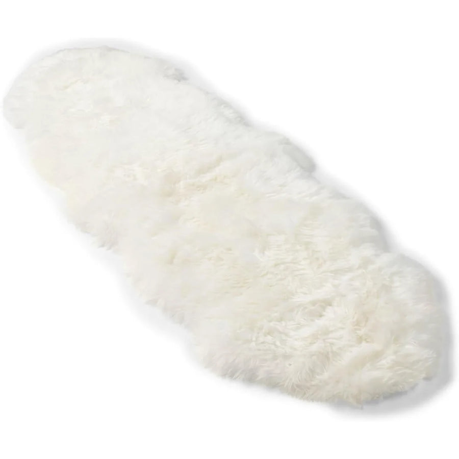 Genuine Sheepskin Real Natural Wool Double Area Rug-TruClothing