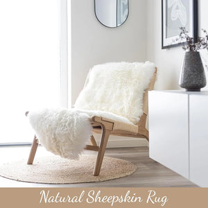 Genuine Sheepskin Real Natural Wool Double Area Rug-TruClothing