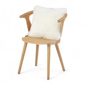 Genuine Sheepskin Real Wool Single Sided Cushion-TruClothing