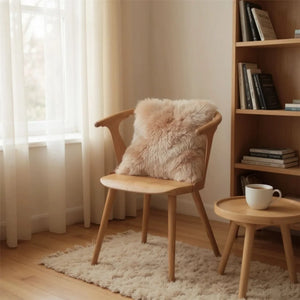 Genuine Sheepskin Real Wool Single Sided Cushion-TruClothing
