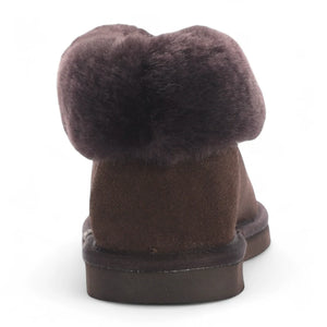Glacier - Women's Sheepskin Suede Comfort Bootie-TruClothing