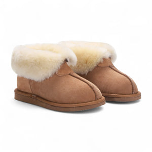 Glacier - Women's Sheepskin Suede Comfort Bootie-TruClothing