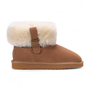 Granite - Women's Sheepskin Suede Winter Boots-TruClothing