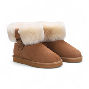 Granite - Women's Sheepskin Suede Winter Boots-TruClothing