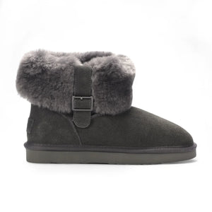Granite - Women's Sheepskin Suede Winter Boots-TruClothing
