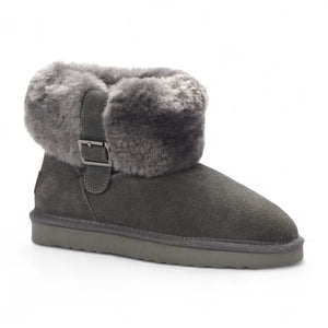 Granite - Women's Sheepskin Suede Winter Boots-TruClothing