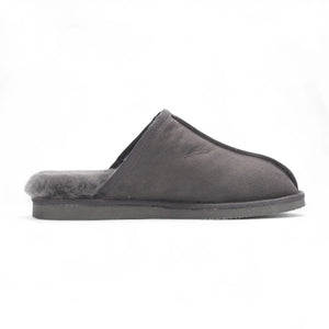 Highland - Men's Genuine Sheepskin Suede Mule Slippers-TruClothing