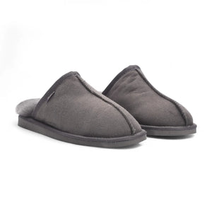 Highland - Men's Genuine Sheepskin Suede Mule Slippers-TruClothing