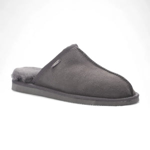 Highland - Men's Genuine Sheepskin Suede Mule Slippers-TruClothing